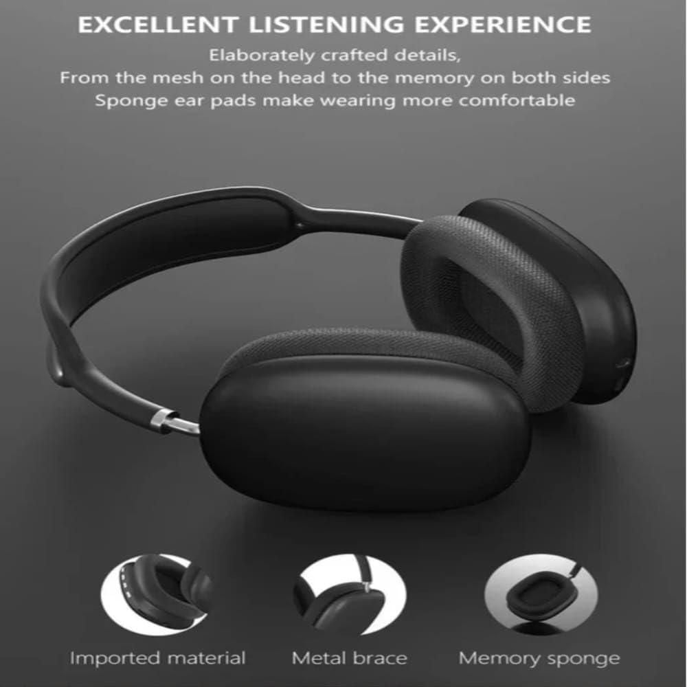 GOBOULT Newly Launched Fluid X Headphones Bluetooth Wireless with 60H Playtime, 40mm Bass Driver, Zen ENC Mic, Type-C Charging, Combat™Gaming Mode, BTv 5.4, Headphones Wireless with mic (White)